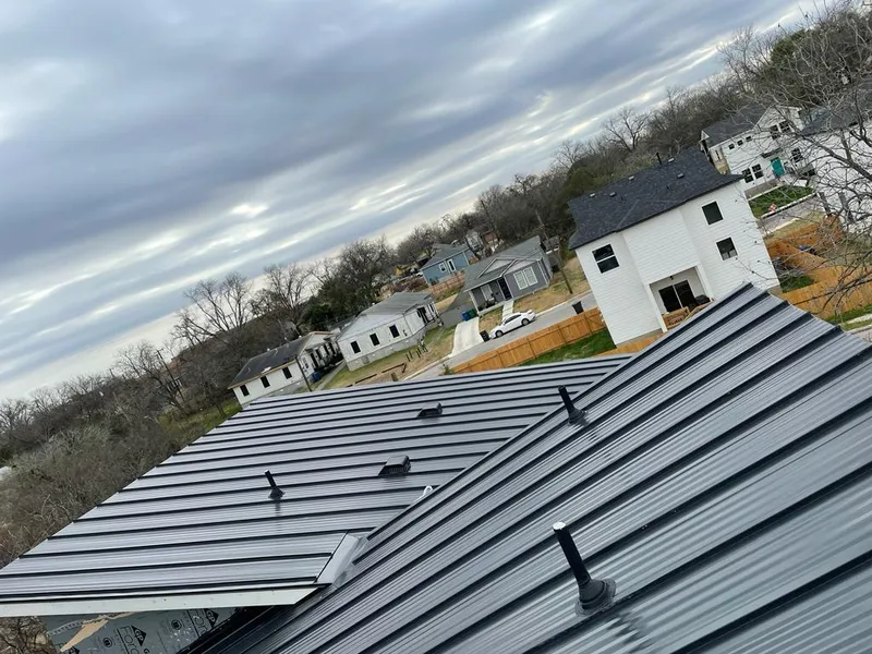 Standing seam metal roof panels with vents for Skylight Repair in Valrico